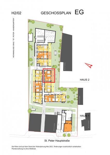 Grundriss: St. Peter Hauptstrae 71-73 - Graz