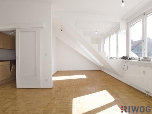 Helle Dachgeschosswohnung | Einbauküche | ruhige Hoflage | nähe Westbahnhof
