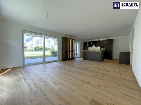 Gartenliebhaber aufgepasst: Perfekt geschnittene 4-Zimmer Neubauwohnung mit sonnigem Eigengarten und gemütlicher Terrasse! Hier lässt sich´s leben!