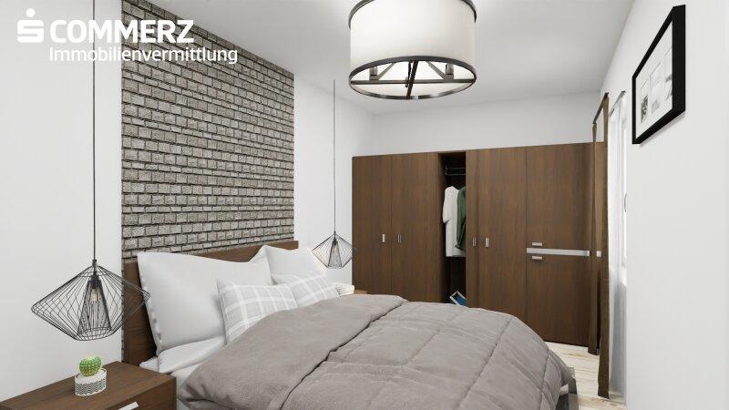 Innenvisualisierung Schlafzimmer