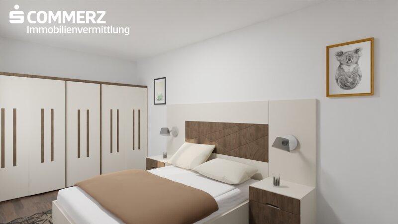 Innenvisualisierung Schlafzimmer