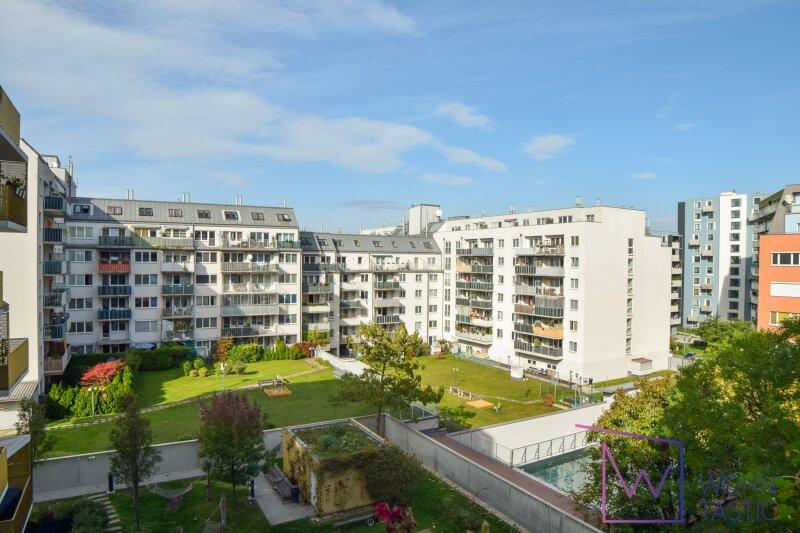 Tolle Aussicht vom eigenen Balkon.