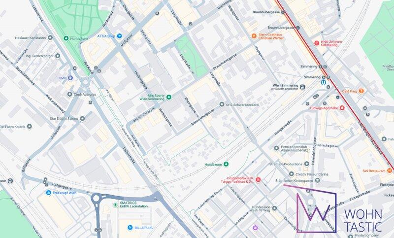 Umgebungskarte (Quelle: GoogleMaps).
