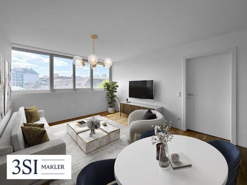 Traumhafte 2-Zimmer-Dachgeschosswohnung mit Blick ins Grüne