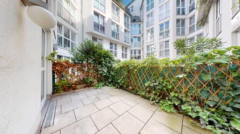 Mitten im 7ten - Eigenterrasse im grünen Innenhof