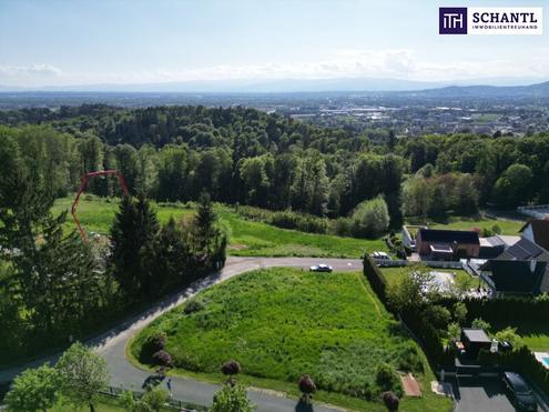 Lassen Sie sich DAS nicht entgehen - Exklusives 1291m2 groes Grundstck in Raaba - Traumhafte Lage mit Panoramablick! + GLASFASERANSCHLUSS
