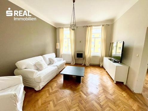 möblierte 2-Zimmer Altbauwohnung in toller Lage befristet auf 3 Jahre zu vermieten