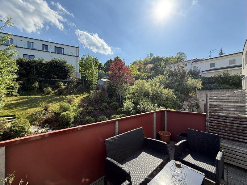 Grnblick vom Balkon