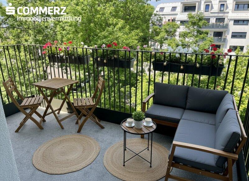 Beispiel-Gestaltung Balkon (KI-generiert)