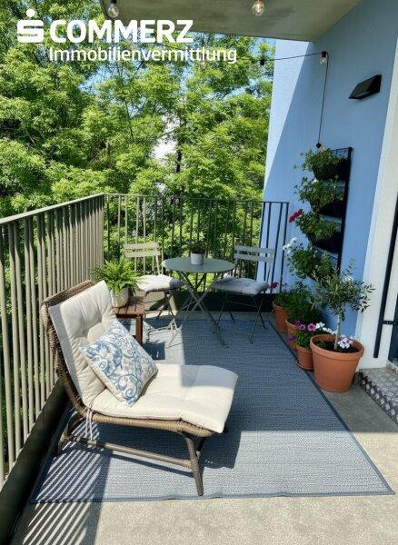 Beispiel-Gestaltung Balkon (KI-generiert)