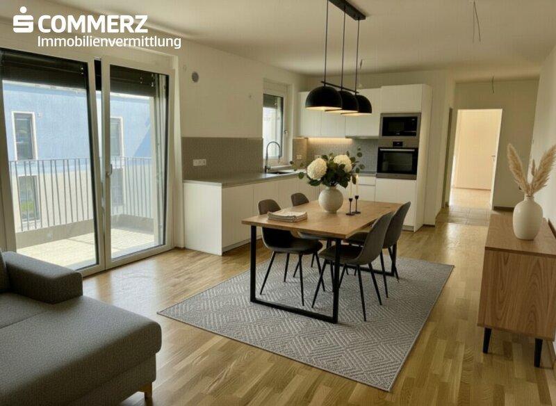 Beispiel-Einrichtung Wohnkche (KI-generiert)