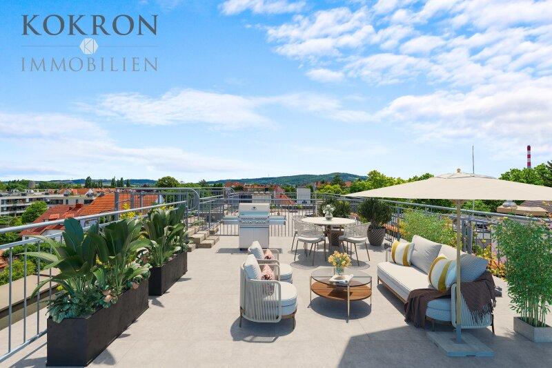 Staging Beispiel- Dachterrasse 360 Grad Panoramablick