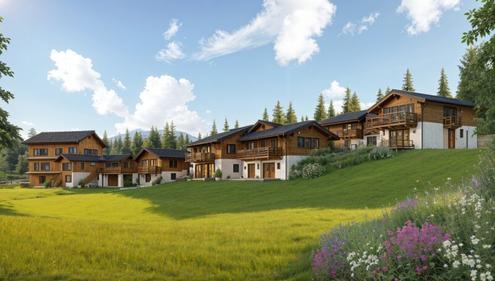 FERIENIMMOBILIE / Krnten - Hochrindl! Traumhafte Chalets mit herrlichem Blick ber das Krntner Land.