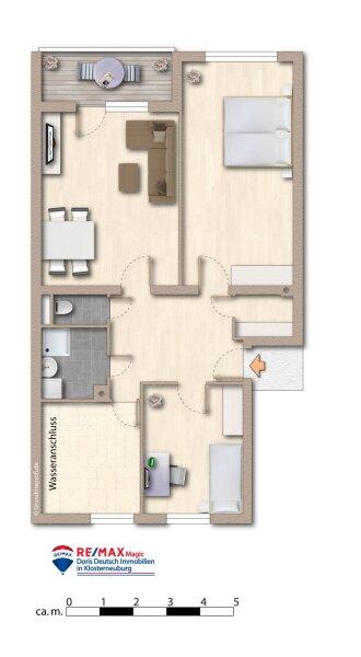 Grundriss mbliert