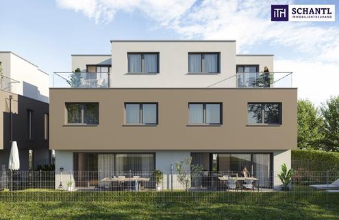 Baustart ist bereits erfolgt!!!! Einziehen und Wohlfühlen: Neubau-Duo mit Garten und Terrasse in Wien! Erstbezug! Deckenkühlung! Luft/Wasser-Wärmepumpe!
