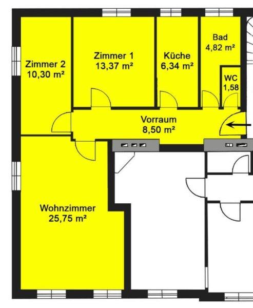 Skizze Grundriss Top 4
