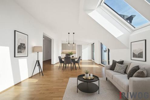 Erstbezug | Helle 3-Zimmer-Neubauwohnung mit hofseitigem Balkon | sofort bezugsbereit | Luftwrmepumpe | Wanne & Dusche