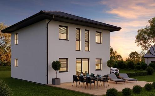 Eckgrundstck mit Einfamilienhaus - Belagsfertig oder schlsselfertig