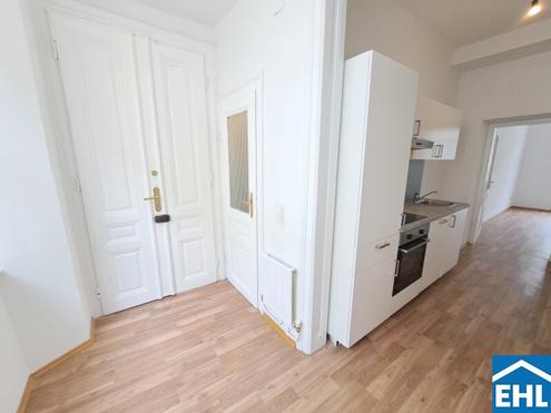 Ruhig wohnen mitten im 3. Bezirk: 2-Zimmer-Altbauwohnung mit Charme