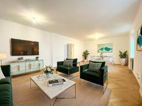 Stilvoll Wohnen in Grnruhelage: Sanierte 2-Zimmer-Wohnung im 19. Bezirk