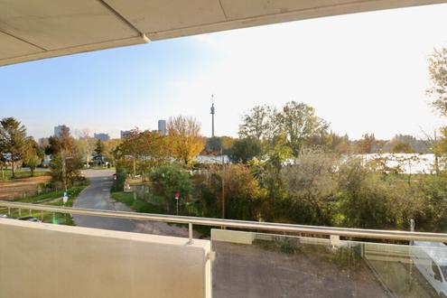 Design trifft Natur: Apartment mit Loggia, Garagenplatz & Donaublick