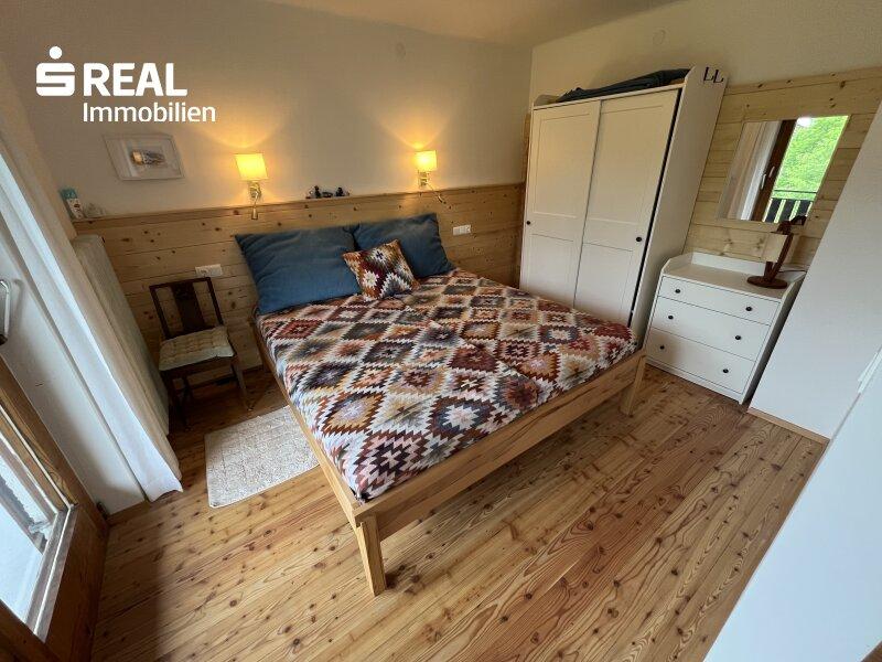 Schlafbereich im Zimmer 3 im Obergeschoss
