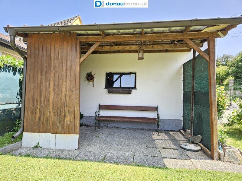 berdachte Terrasse