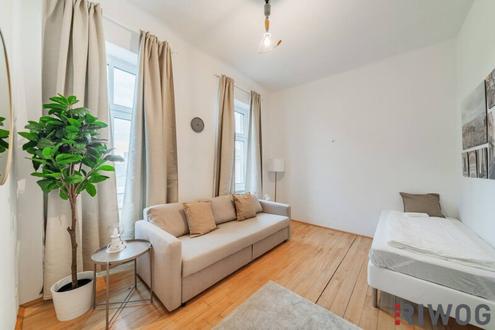 RETRO-CHIC II 2 ZIMMER ALTBAUWOHNUNG II 2. OG MIT LIFT II  ca. 63m²  EIGENGARTEN II AIRBNB oder SELBST EINZIEHEN II SOFORT NUTZBAR II NÄHE U6/AKH/VOLKSOPER/WUK