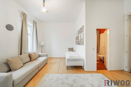 RETRO-CHIC II 2 ZIMMER ALTBAUWOHNUNG II 2. OG MIT LIFT II  ca. 63m²  EIGENGARTEN II AIRBNB oder SELBST EINZIEHEN II SOFORT NUTZBAR II NÄHE U6/AKH/VOLKSOPER/WUK