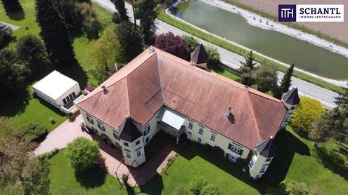 Ein Mrchenschloss Nhe Wildon-komplett saniert mit prachtvoller ca. 40.000m Parkanlage - Biomasseheizung!