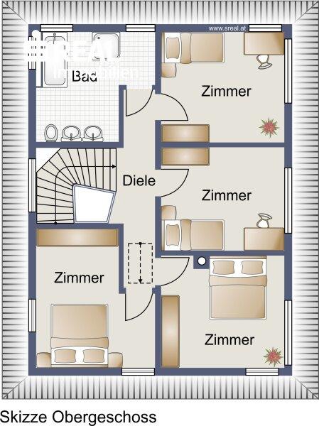 Plan Obergeschoss