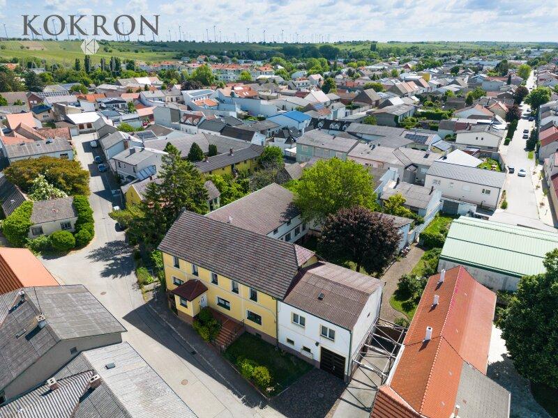 Gols und die Liegenschaft von oben
