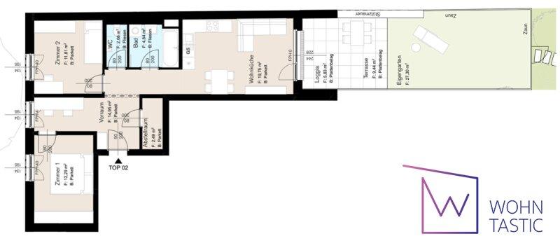 Wohnungsplan.