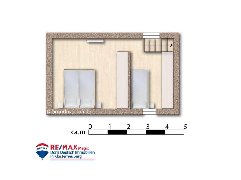 Grundriss Obergeschoss mbliert