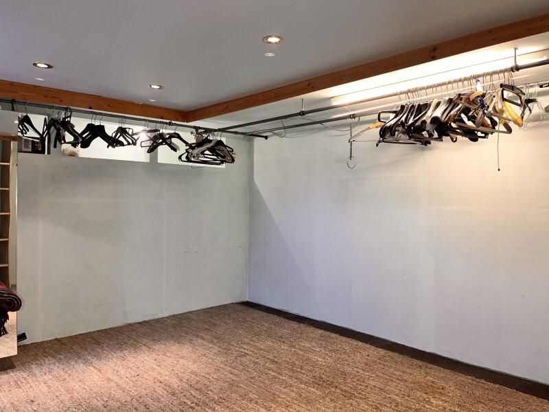 begehbare Garderobe