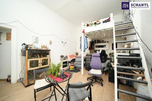Ruhig in zweiter Reihe zur Straße gelegen!: Vermietete Altbauwohnung in 1060 - Top-Lage! Ideale smarte Anlage!