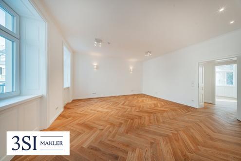 Heller 3-Zimmer-Erstbezug mit Balkon in revitalisierter Altbauliegenschaft nahe Kagraner Platz