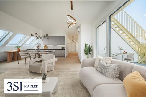 Modern Living - Exklusive Penthouse-Wohnung mit Weit- und Grünblick - Ruhelage