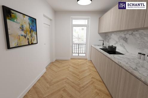 Hochwertig sanierte 2-Zimmer-Wohnung mit Loggia - Stilvoller Wohnkomfort in ruhiger Lage & Top-Anbindung