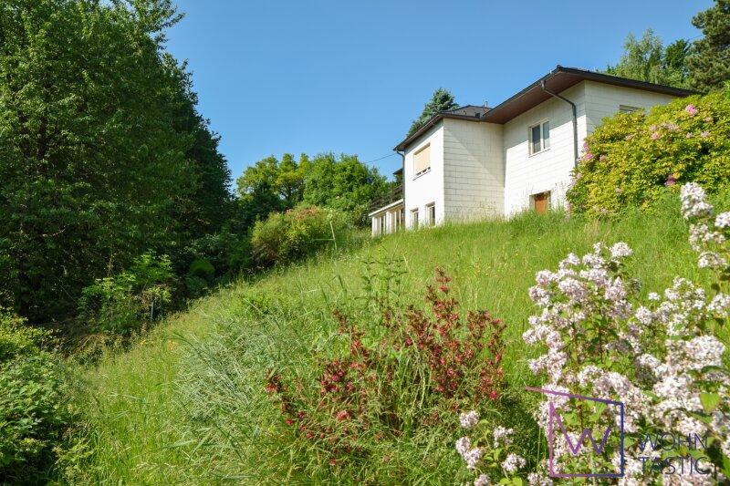 Romantischer Blick zum Haus