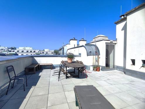 LOFTARTIGES WOHNEN -  Sonnige Gemeinschafts-Dachterrasse