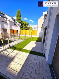 Frühlingsaktion! Ihr neues Familienparadies! WOW - Cooles Townhouse mit Garten! 4 Zimmer + Ideale Raumaufteilung + Erdwärme + Absolute Ruhelage + Tiefgarage! Nachhaltig und zukunftssicher investiert!
