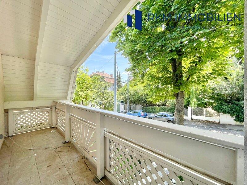 Balkon mit Aussiht