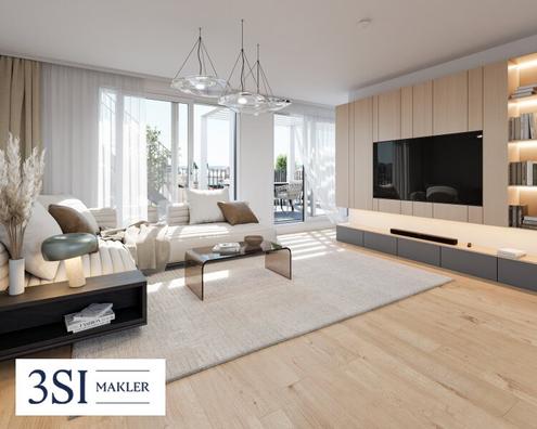 Die Symbiose: gerumige Familienwohnung mit sdseitigem Balkon