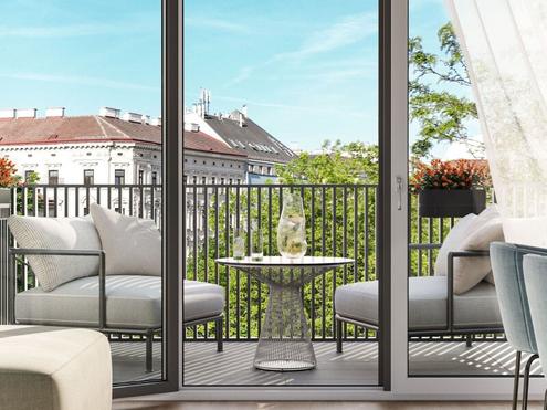 THE ARIK - Innenhofidylle mit Loggia - 2 Zimmer, hochwertig & ruhig