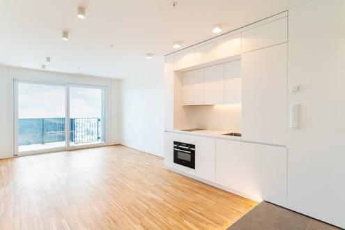 Atemberaubender Fernblick - gerumige 1-Zimmer-Wohnung mit groem Balkon