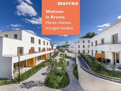 marena - Wohnen in Krems: 3-Zimmer-Wohnung mit groer Sd-Terrasse und Eigengarten