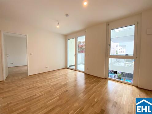 Schne 2-Zimmer-Wohnung mit groer Terrasse