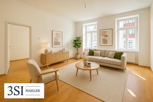 Einziehen und Wohlfühlen: Einladende Familienwohnung mit optimaler Raumaufteilung