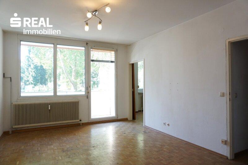 Panoramafenster mit Auenjalousien